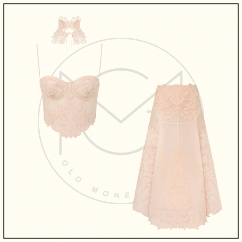 REBELLION FILIGREE BODICE & MIDI SKIRT