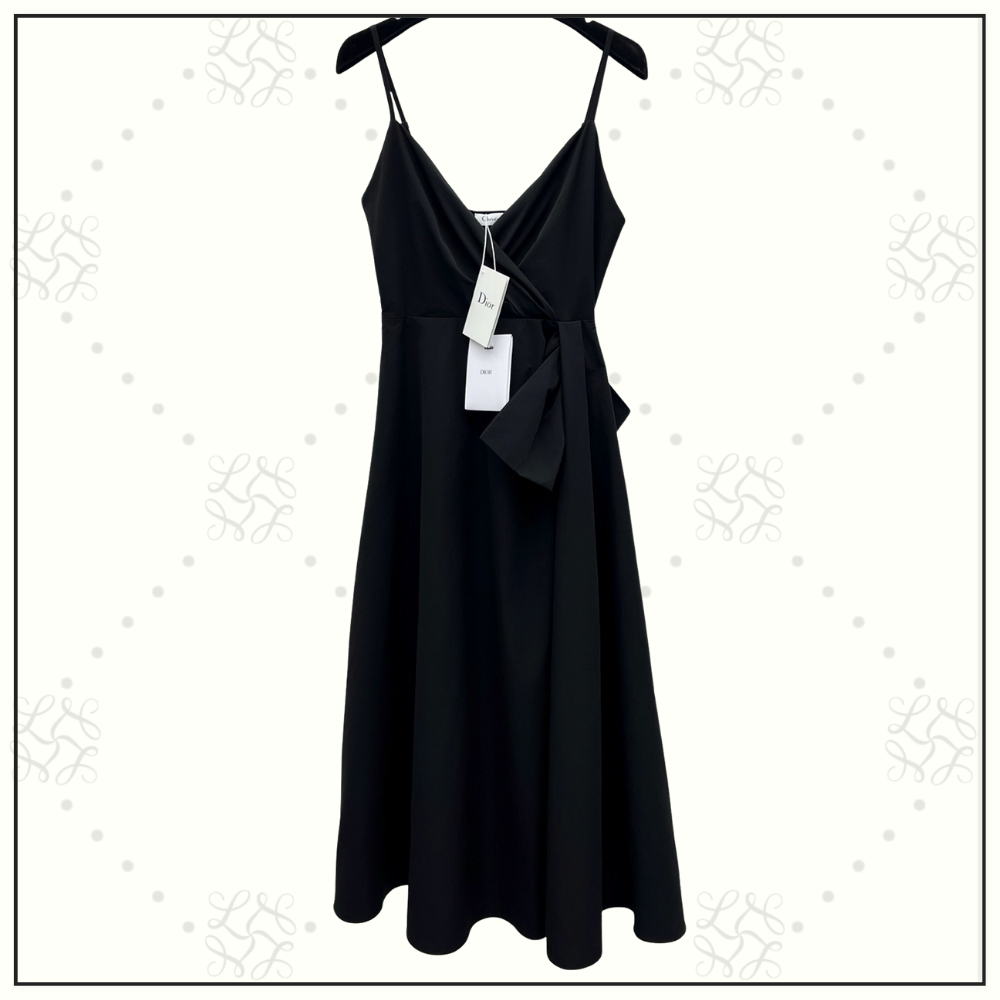 CROW NECK MIDI DRESS