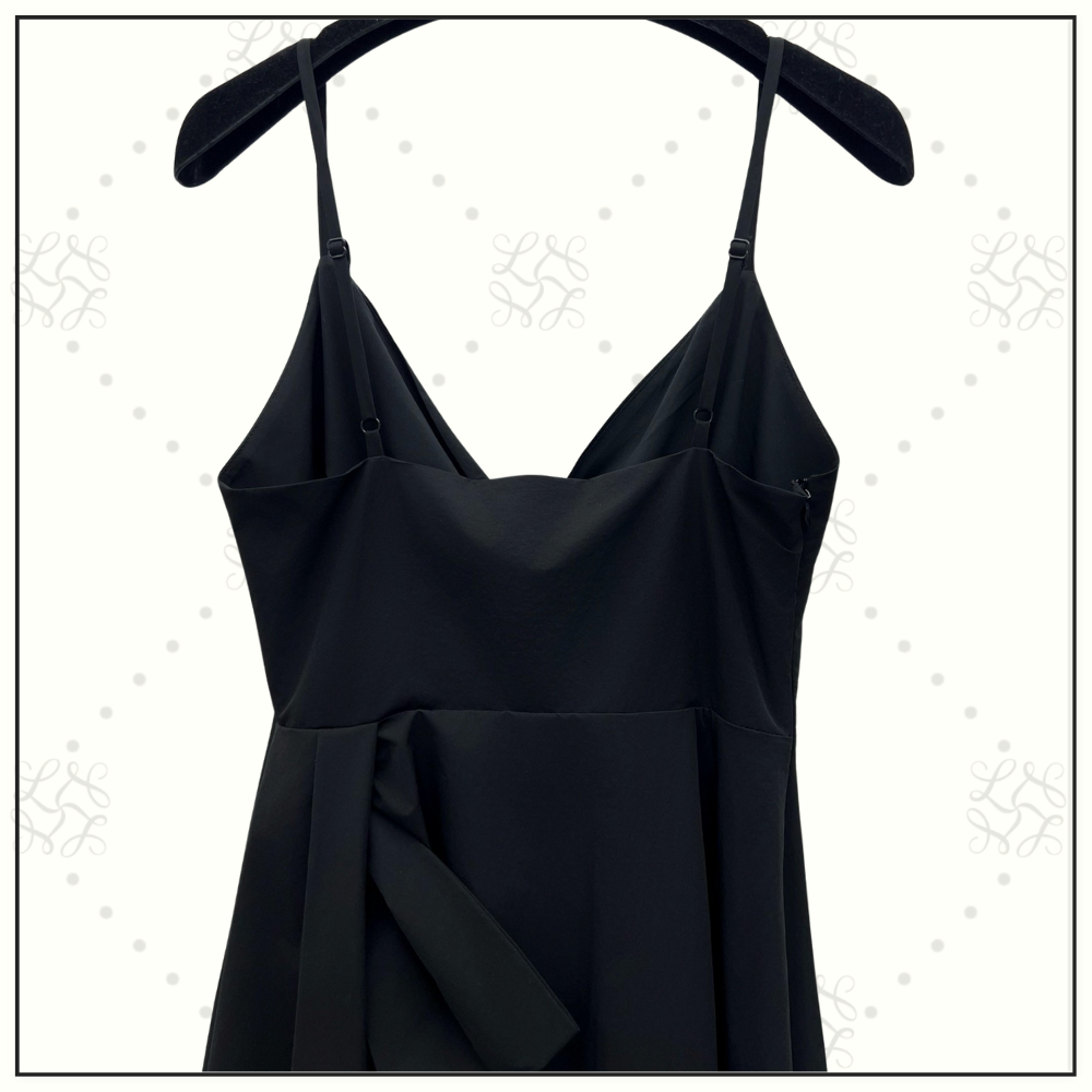 CROW NECK MIDI DRESS