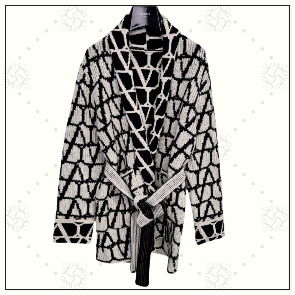 TOILE ICONOGRAPHIE WOOL CARDIGAN