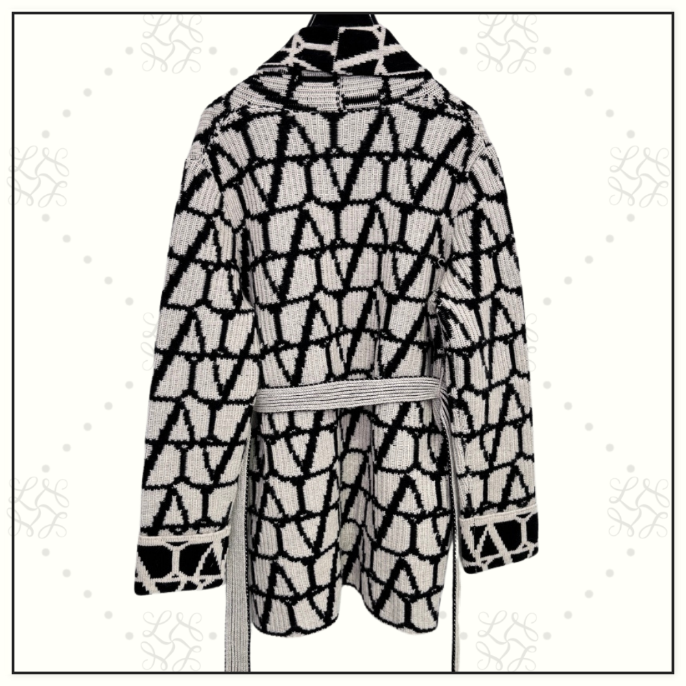 TOILE ICONOGRAPHIE WOOL CARDIGAN