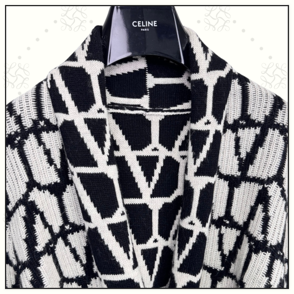 TOILE ICONOGRAPHIE WOOL CARDIGAN