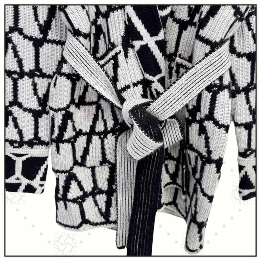TOILE ICONOGRAPHIE WOOL CARDIGAN