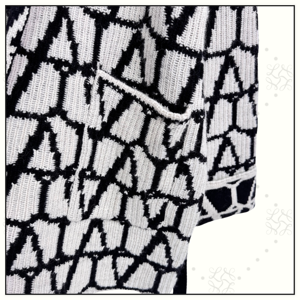 TOILE ICONOGRAPHIE WOOL CARDIGAN