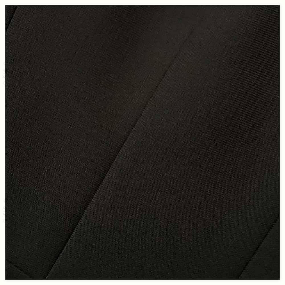 LEATHER ACCENT FITTED JACKET