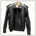 LEATHER BOMBER JACKET