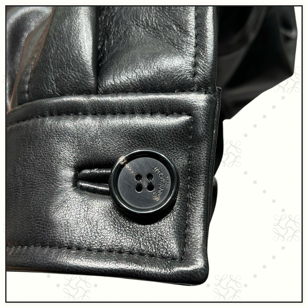 LEATHER BOMBER JACKET