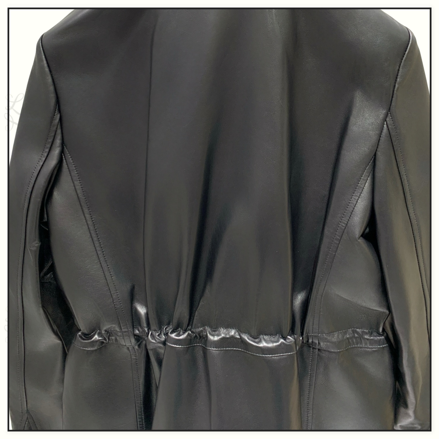 LEATHER HOODED JACKET
