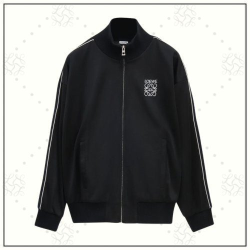 ANAGRAM SATIN JERSEY JACKET