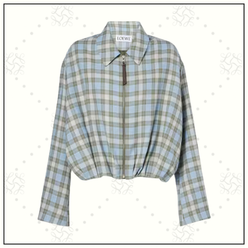 WOOL BLEND DRAPED JACKET