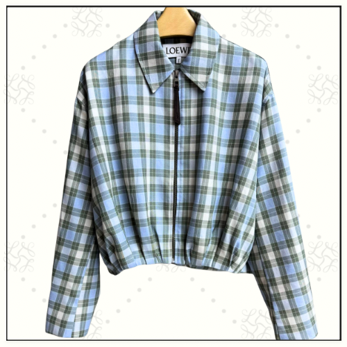 WOOL BLEND DRAPED JACKET