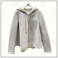 HOODED JACKET IN SHEARLING