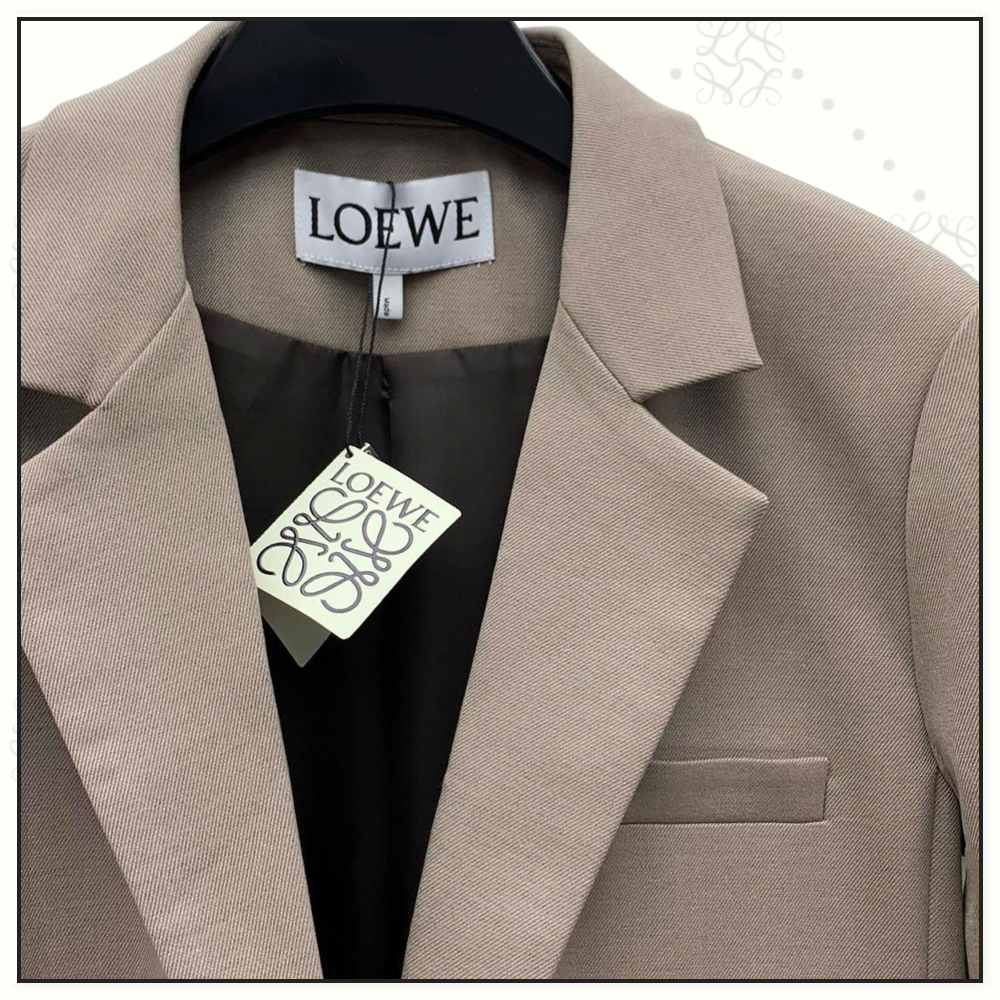 TAILORED WOOL JACKET & GATHERED WIDE LEG PANTS