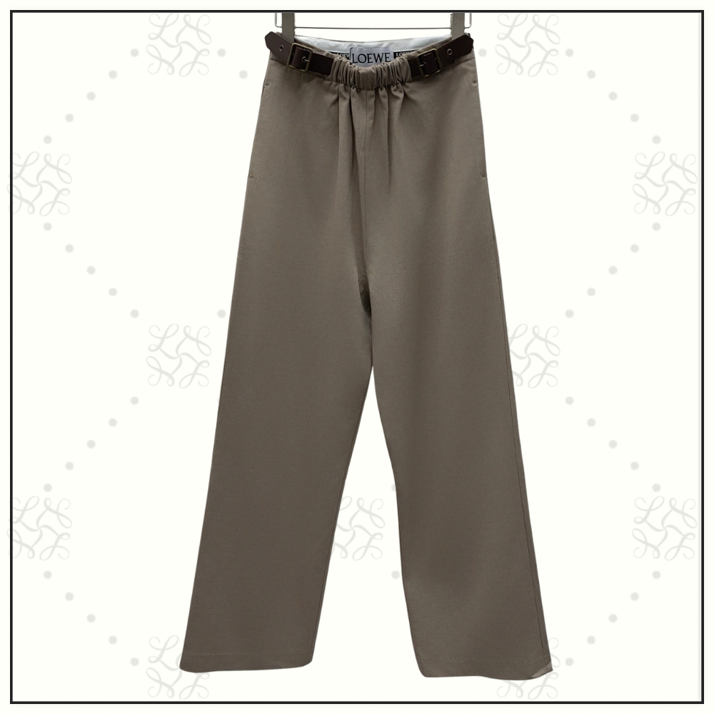 TAILORED WOOL JACKET & GATHERED WIDE LEG PANTS