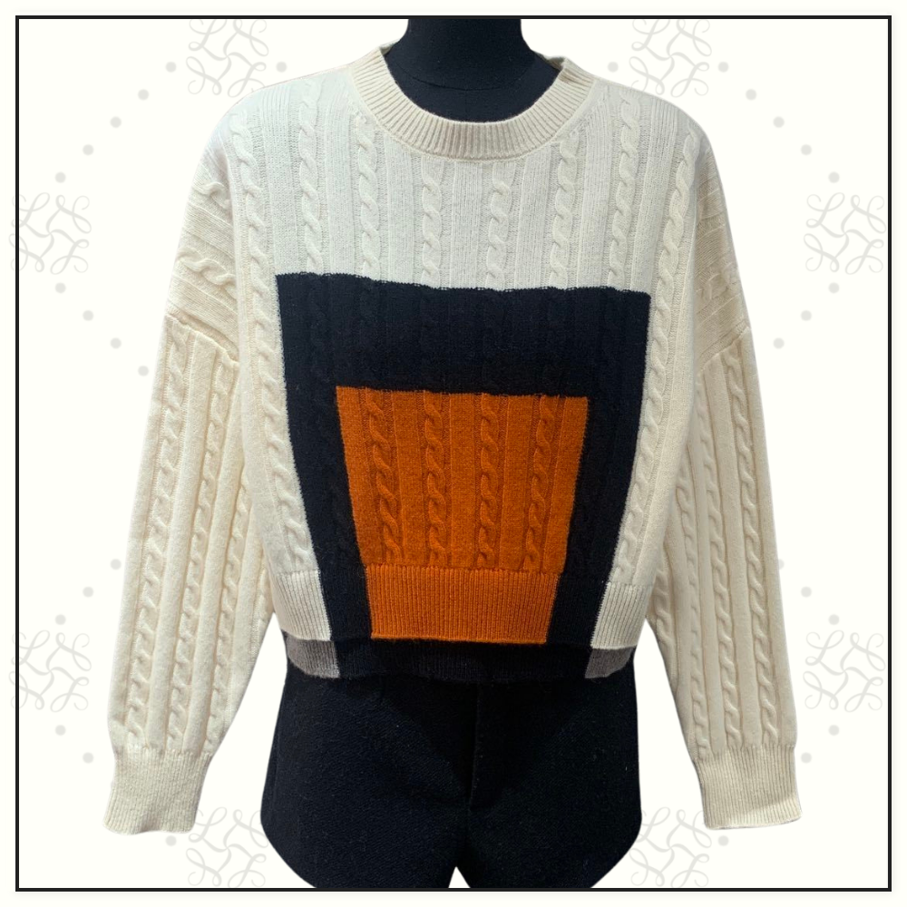 CABLE KNIT SWEATER
