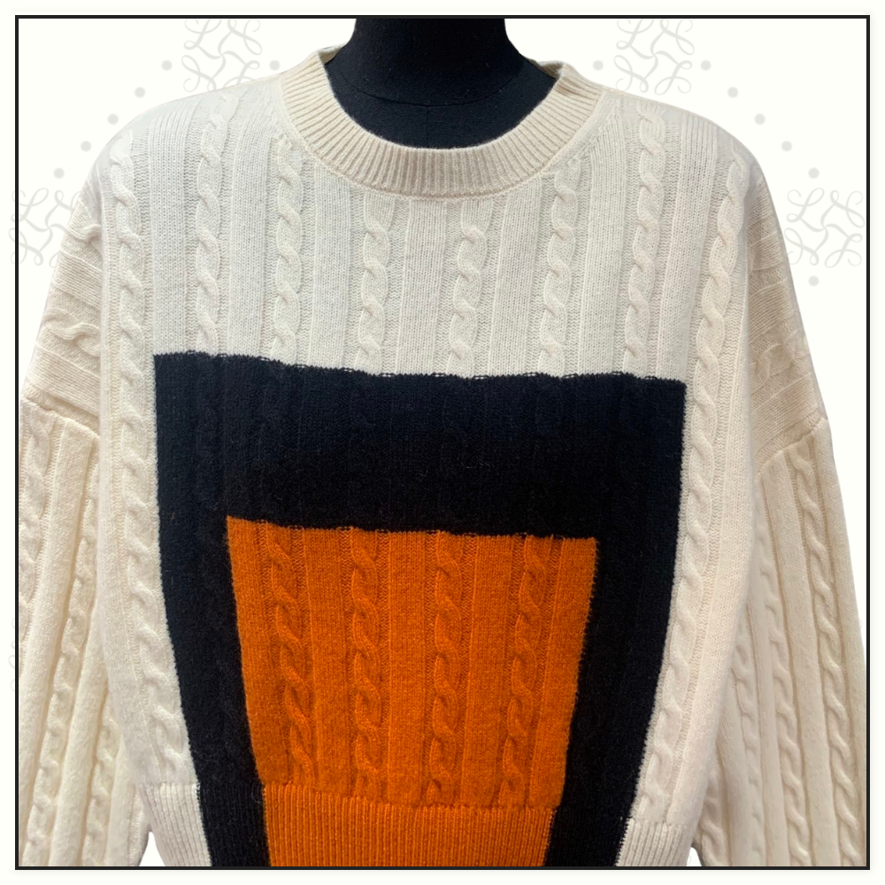 CABLE KNIT SWEATER