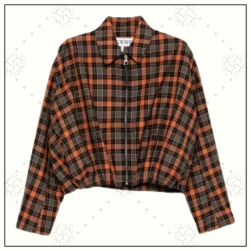 WOOL BLEND DRAPED JACKET & PLEATED SKIRT