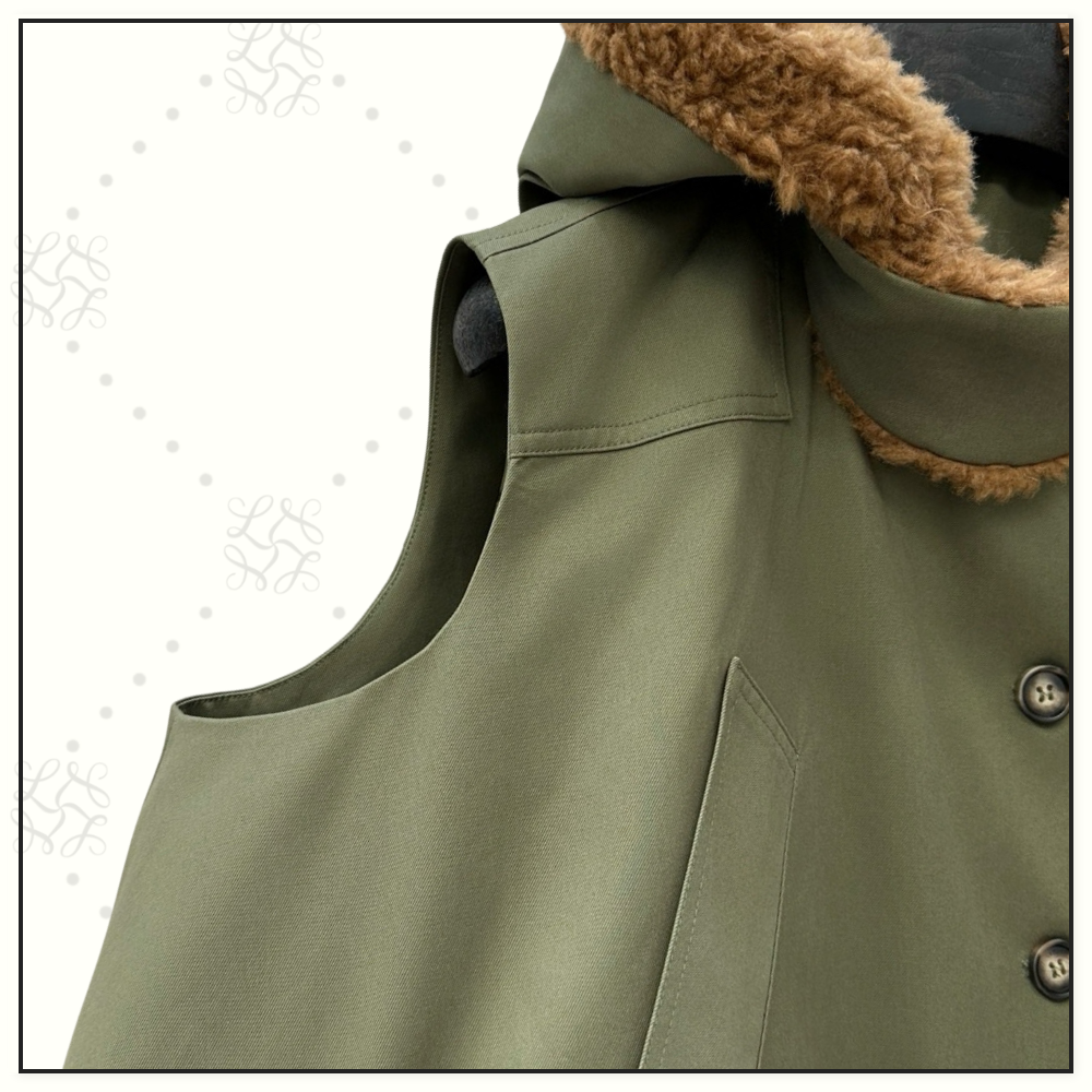 SHORT PARKER COTTON VEST