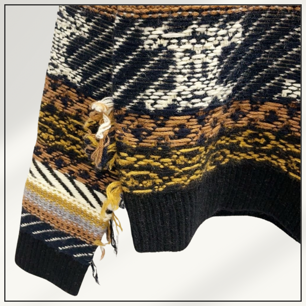 JACQUARD CASHMERE SWEATER