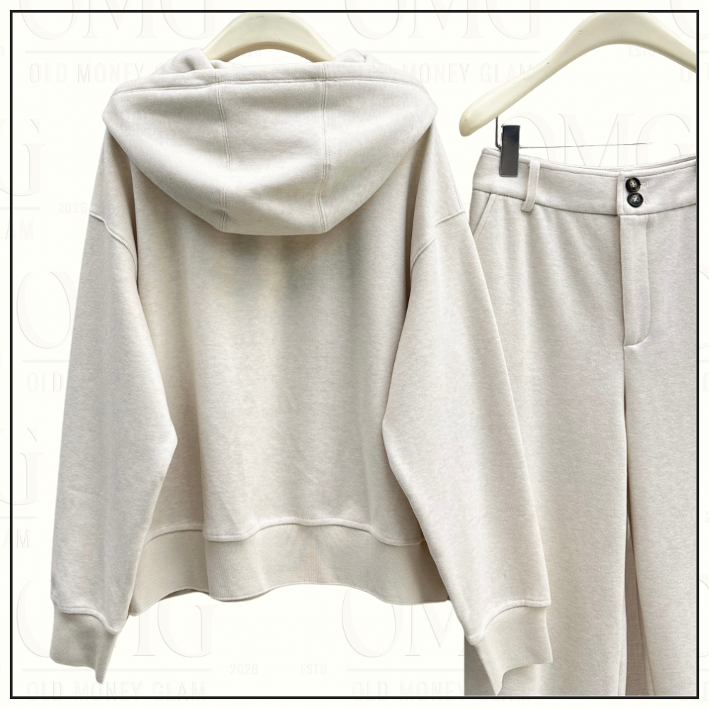 COTTON CASHMERE TRACKSUIT