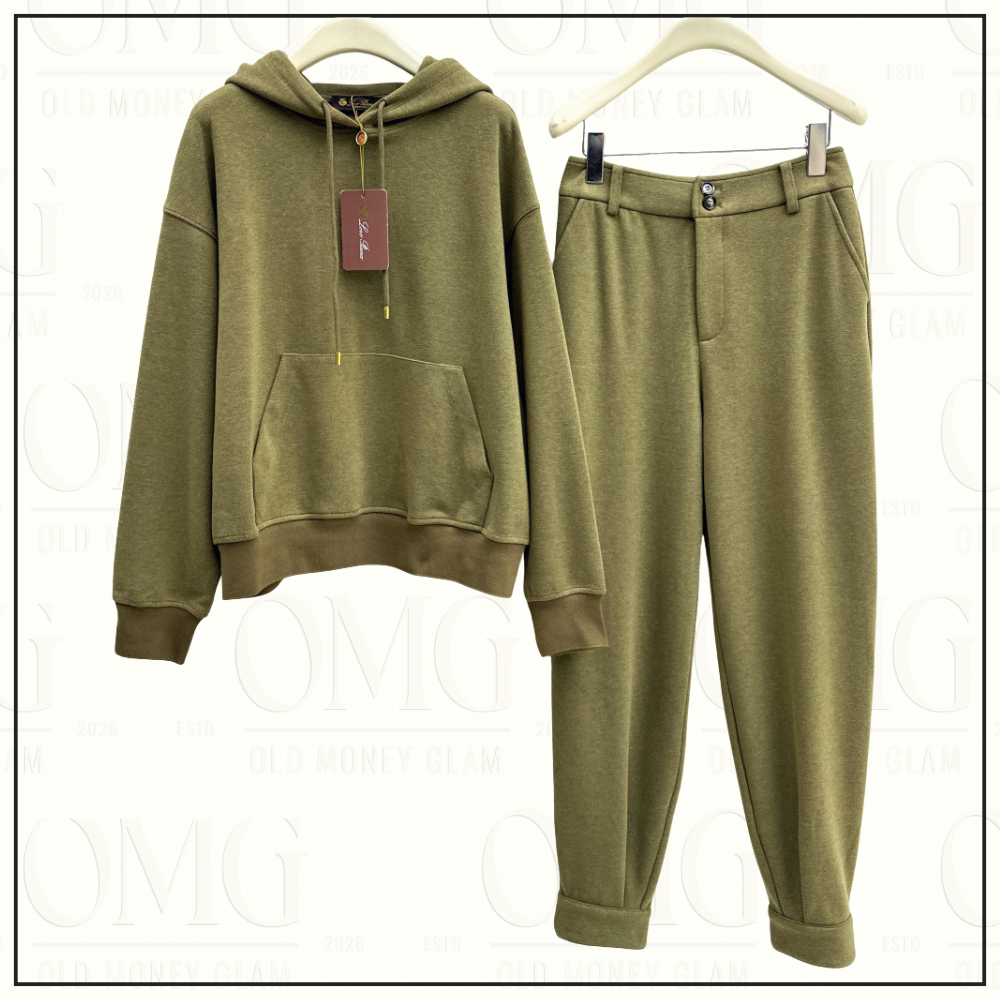 COTTON CASHMERE TRACKSUIT