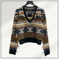 JACQUARD CASHMERE SWEATER
