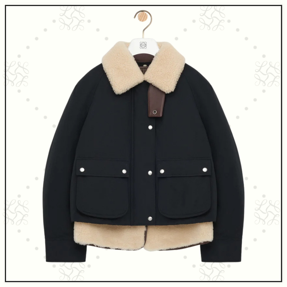 PUFFER & SHEARLING VEST