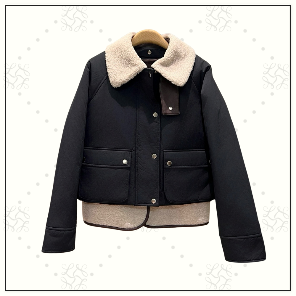 PUFFER & SHEARLING VEST