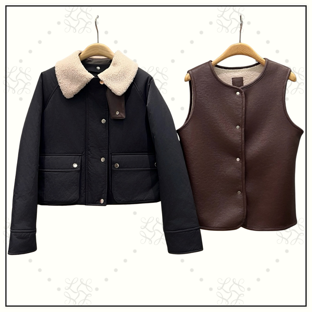 PUFFER & SHEARLING VEST