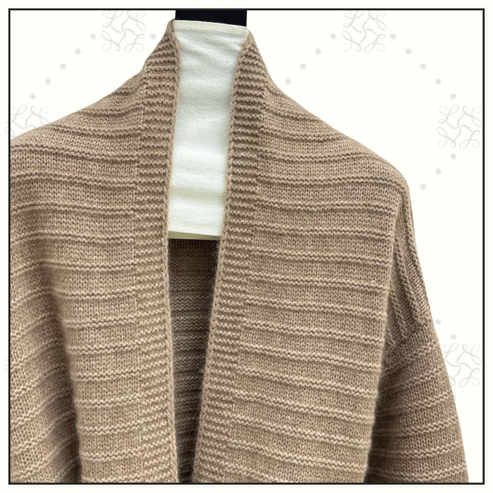 SELF TIE CASHMERE CARDIGAN