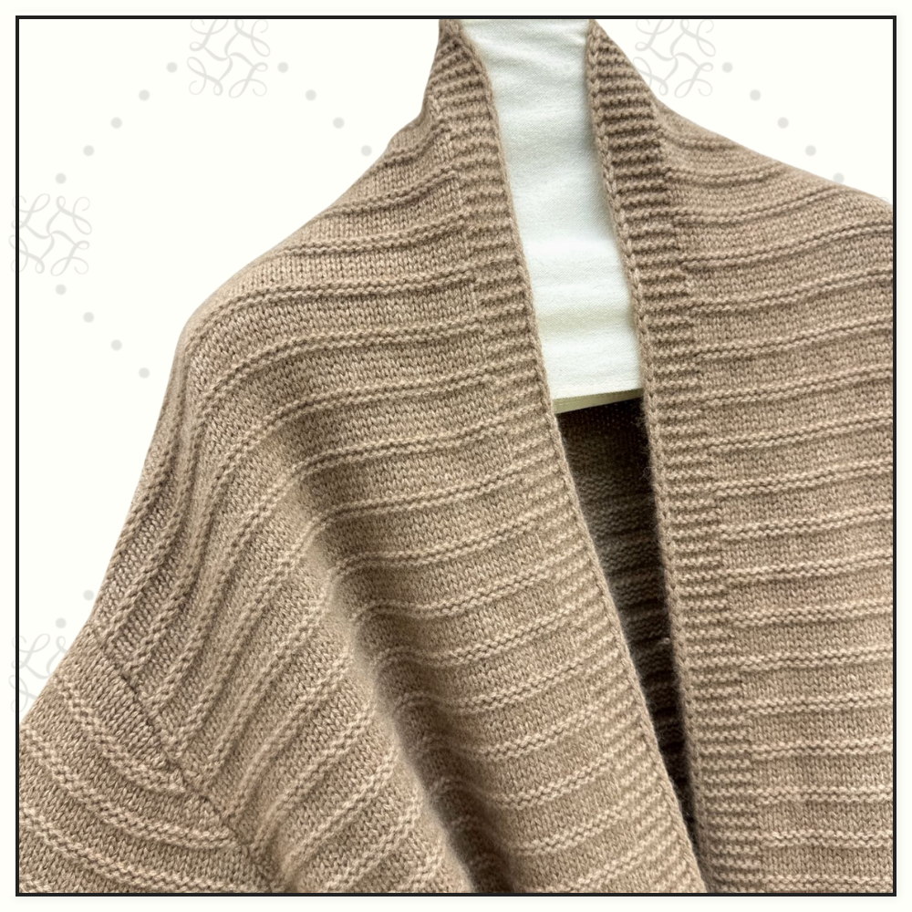 SELF TIE CASHMERE CARDIGAN