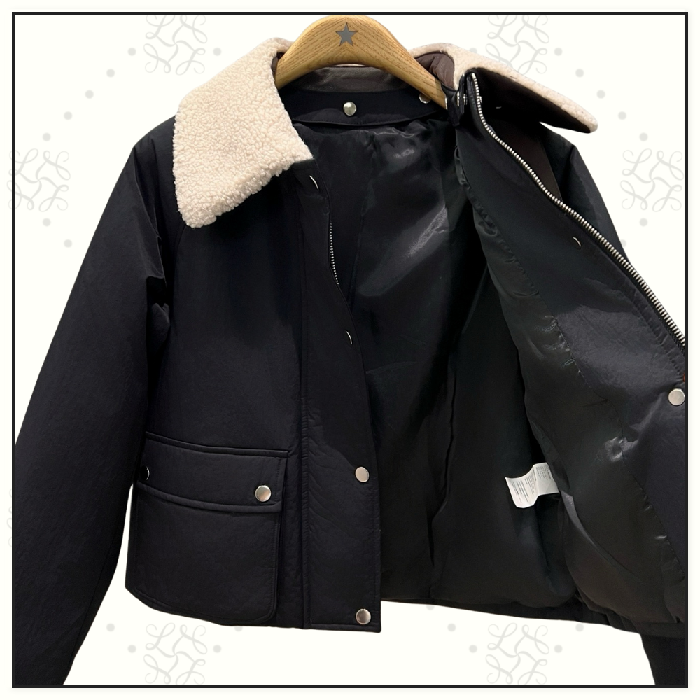 PUFFER & SHEARLING VEST