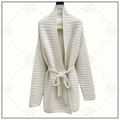 SELF TIE CASHMERE CARDIGAN