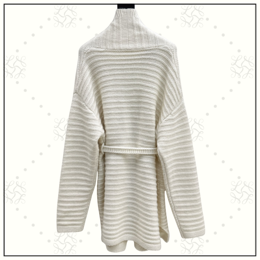 SELF TIE CASHMERE CARDIGAN