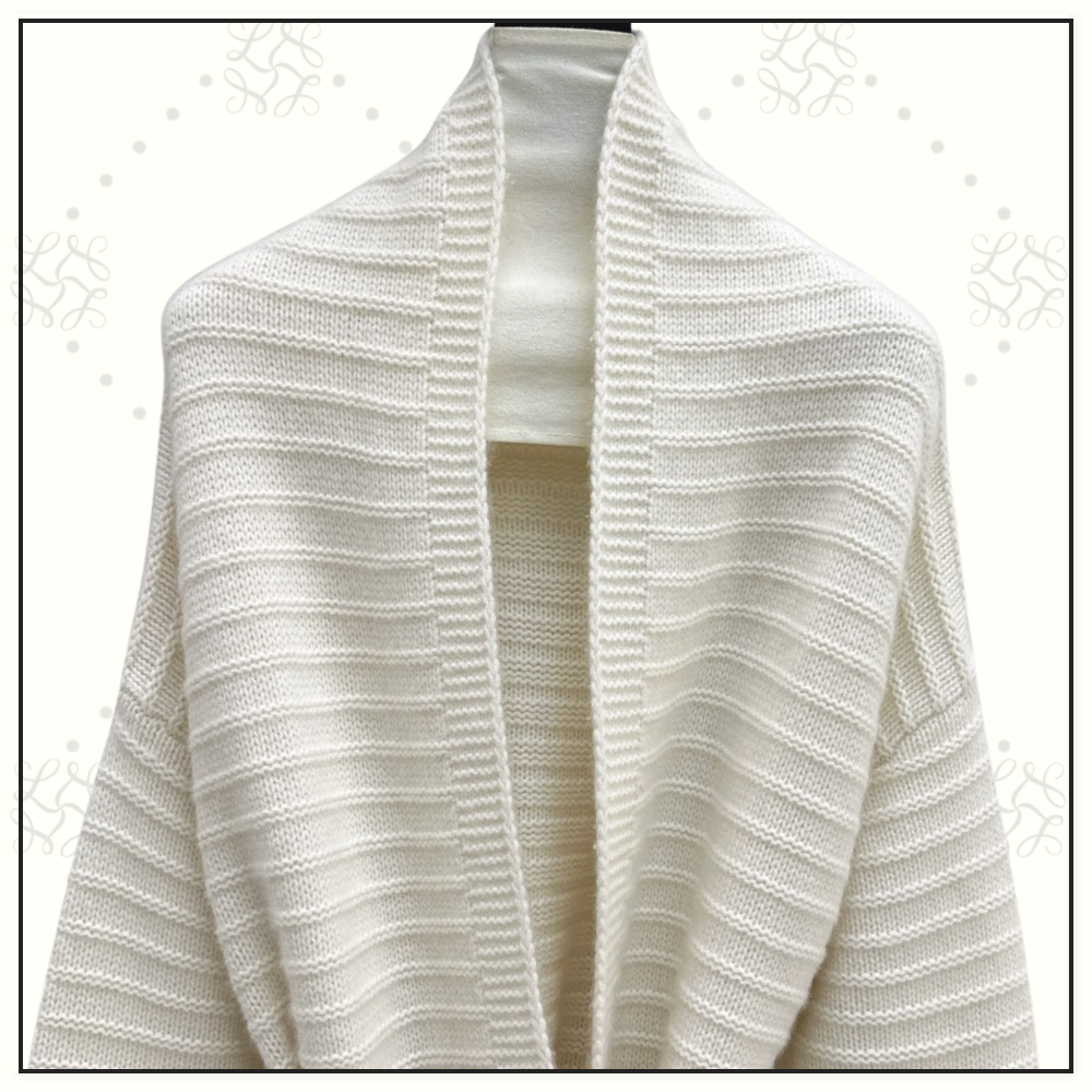 SELF TIE CASHMERE CARDIGAN