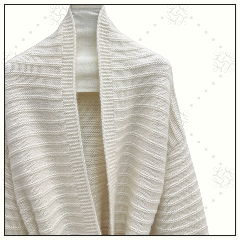 SELF TIE CASHMERE CARDIGAN