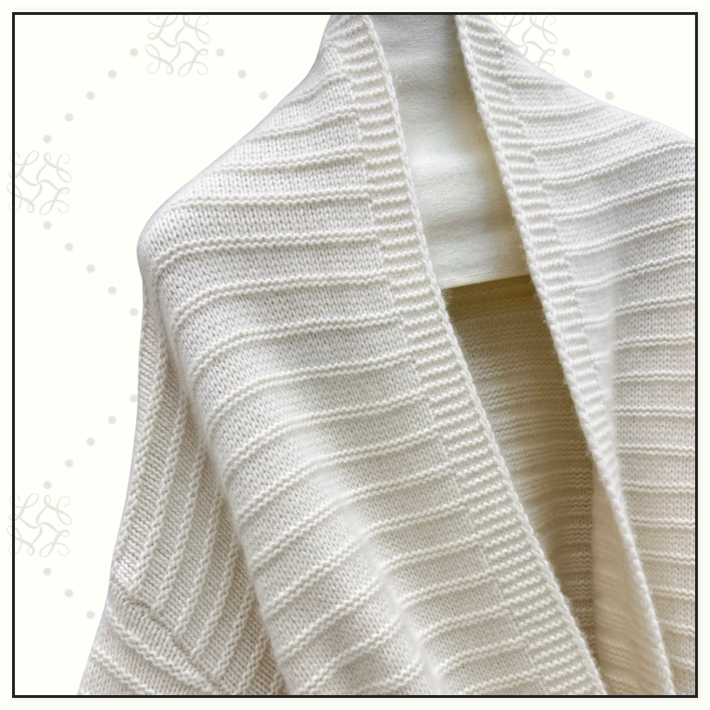 SELF TIE CASHMERE CARDIGAN