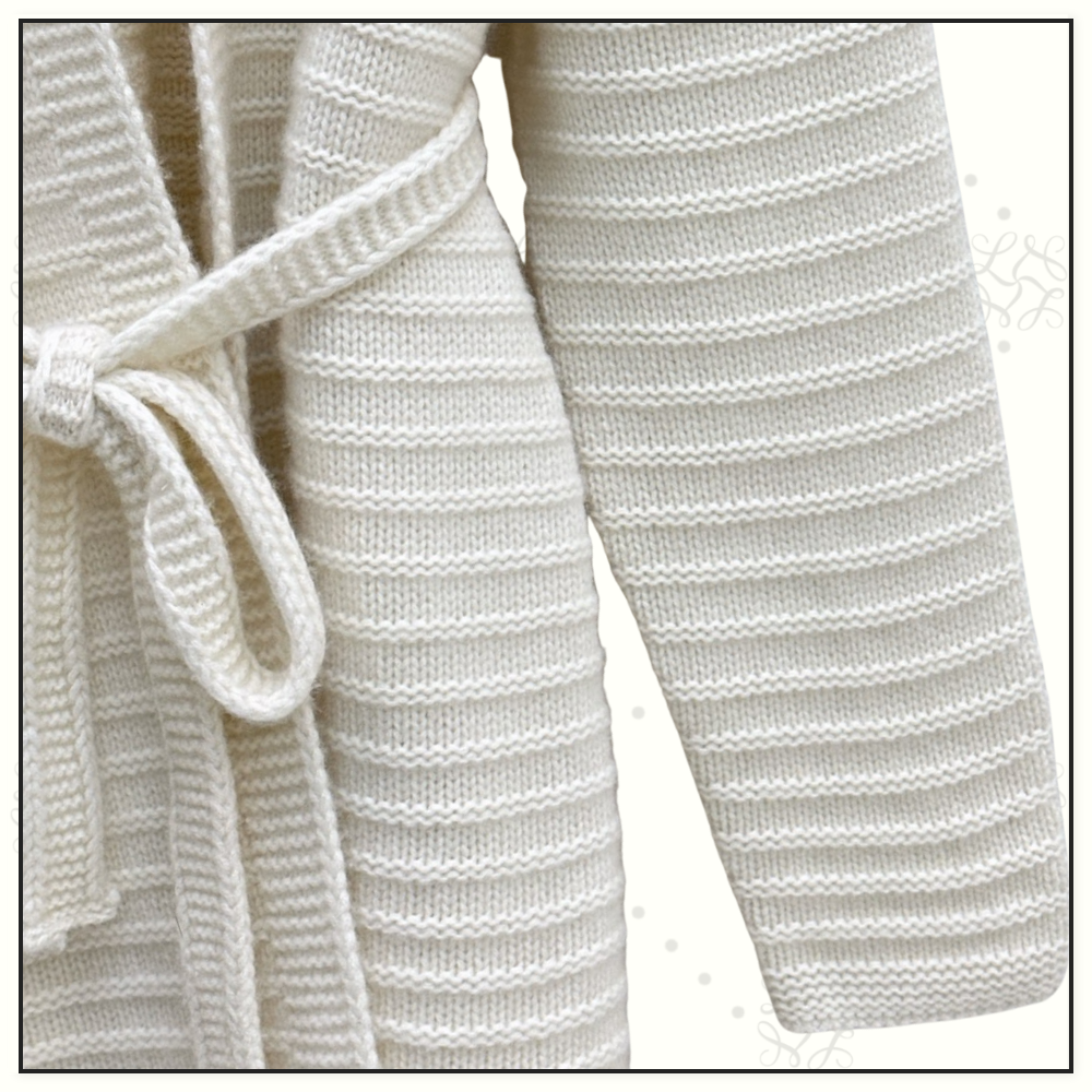 SELF TIE CASHMERE CARDIGAN