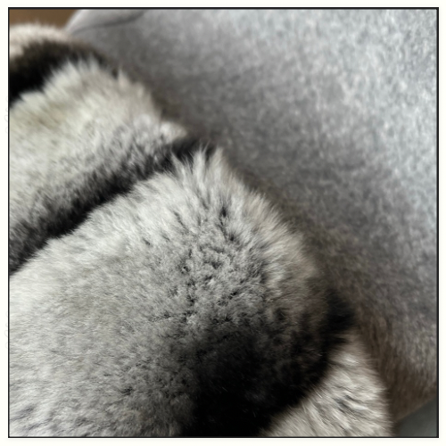 CHINCHILLA COLLAR SALZBURG CAPE