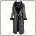 FOX FUR COLLAR COAT