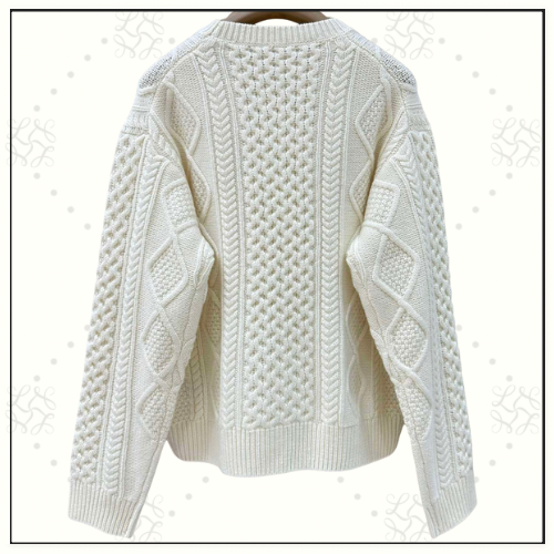 CASHMERE WOOL BLEND SWETER