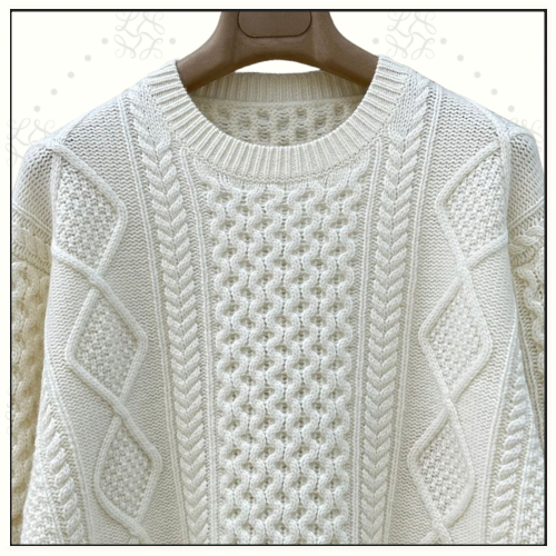 CASHMERE WOOL BLEND SWETER