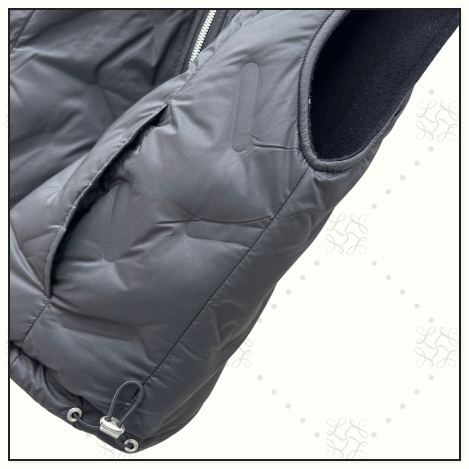 REVERSIBLE CHINCHILLA COLLAR VEST