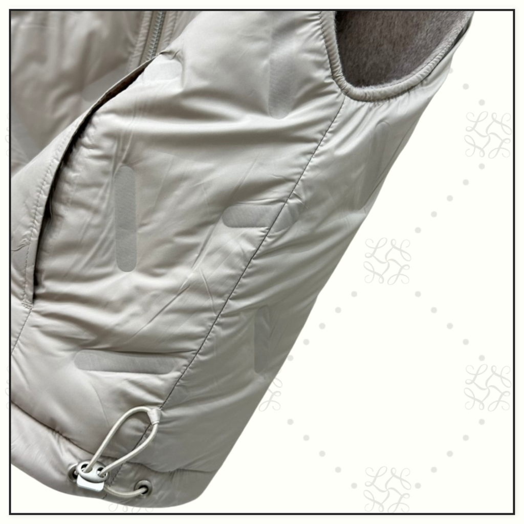 REVERSIBLE CHINCHILLA COLLAR VEST