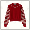 ALPE PILE CASHMERE CREWNECK SWEATER