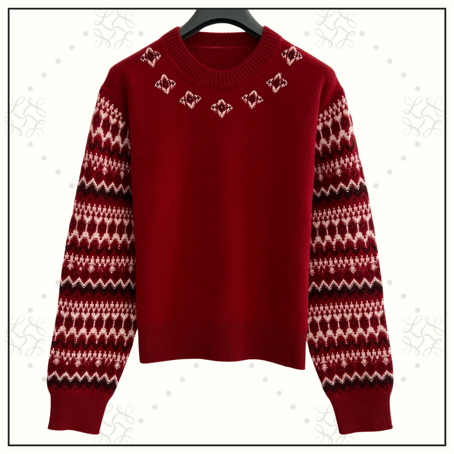 ALPE PILE CASHMERE CREWNECK SWEATER