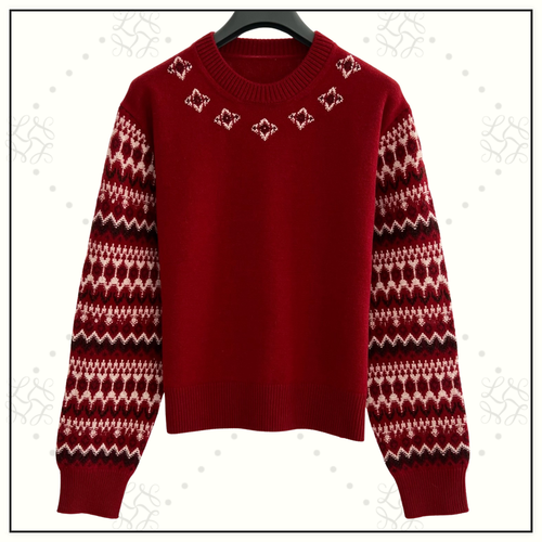 ALPE PILE CASHMERE CREWNECK SWEATER