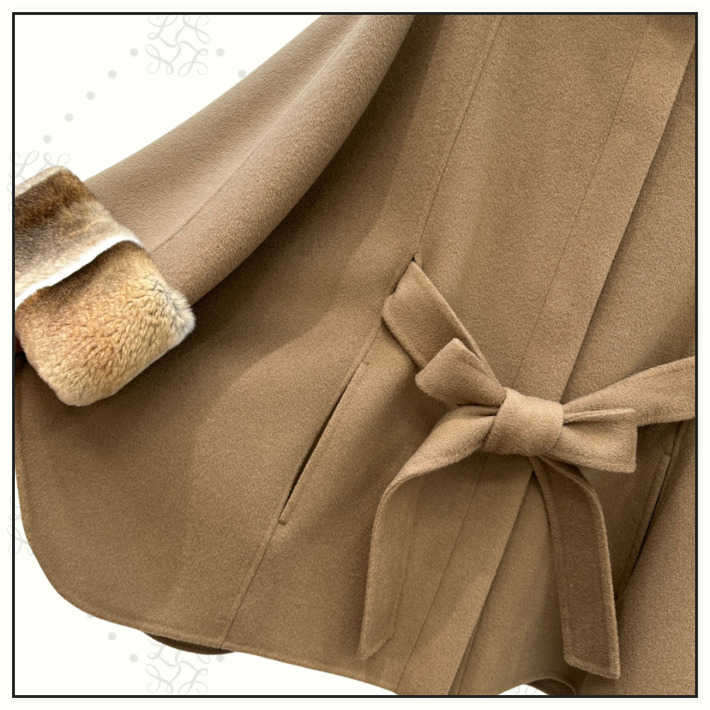 CHINCHILLA COLLAR SALZBURG CAPE