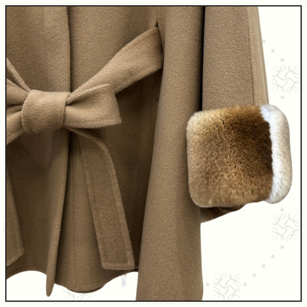 CHINCHILLA COLLAR SALZBURG CAPE