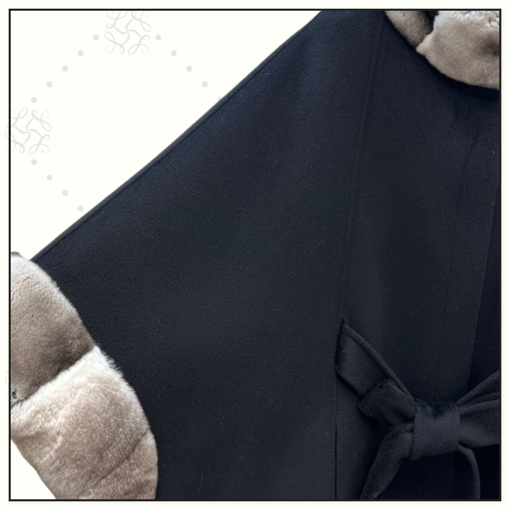 CHINCHILLA COLLAR SALZBURG CAPE